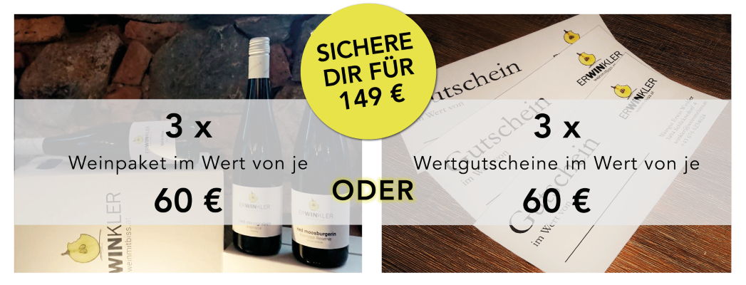 Für 149 € erhältst Du Wein im Wert von 180 €