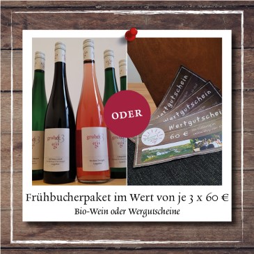Frühbucherpaket zum Crowdfunding von gruber43