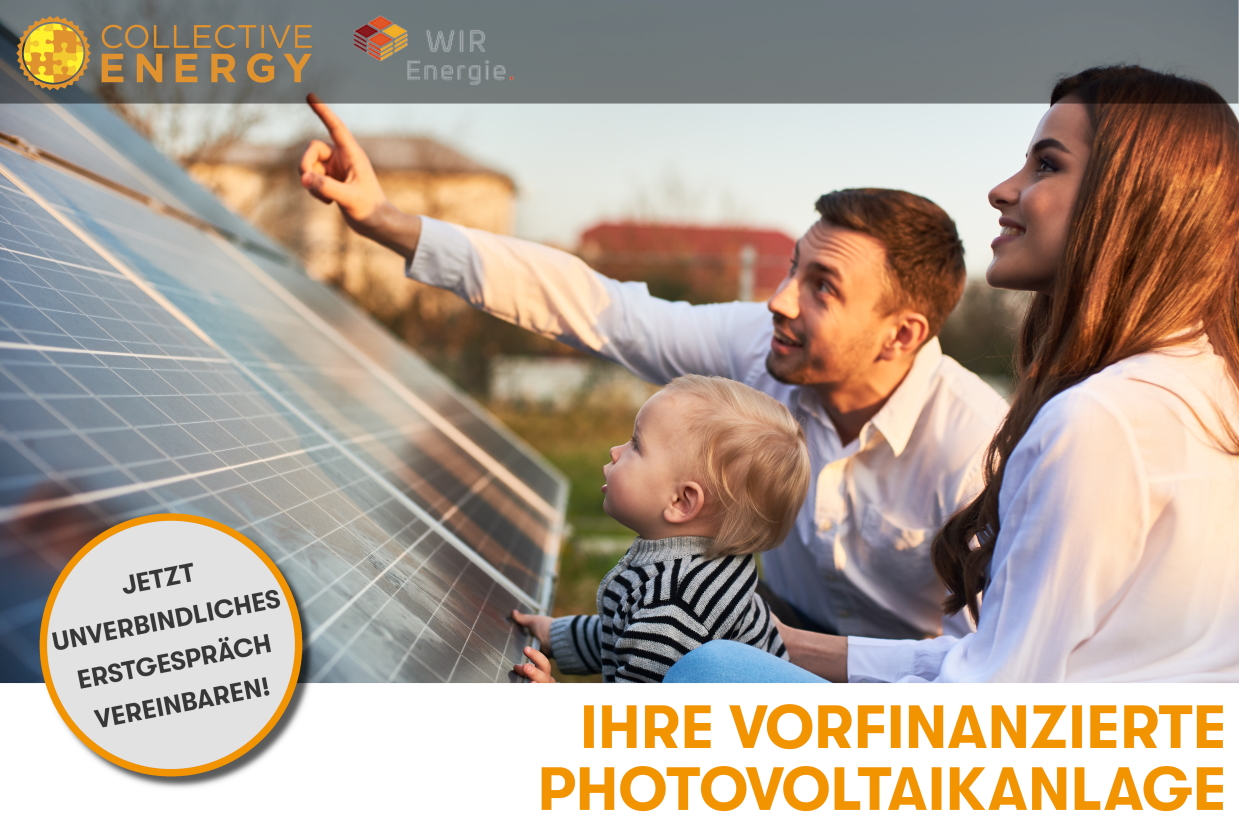 Individuelle Energielösung - mit COLLECTIVE.CONTRACTING investitionsfrei zur Photovoltaikanlage am eigenen Dach