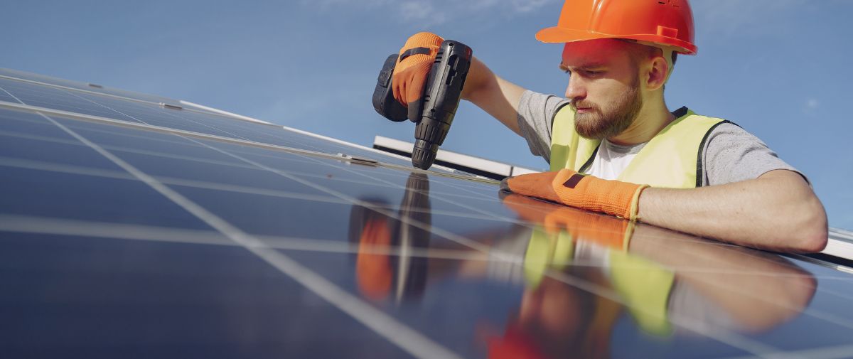 Errichtung einer Photovoltaikanlage